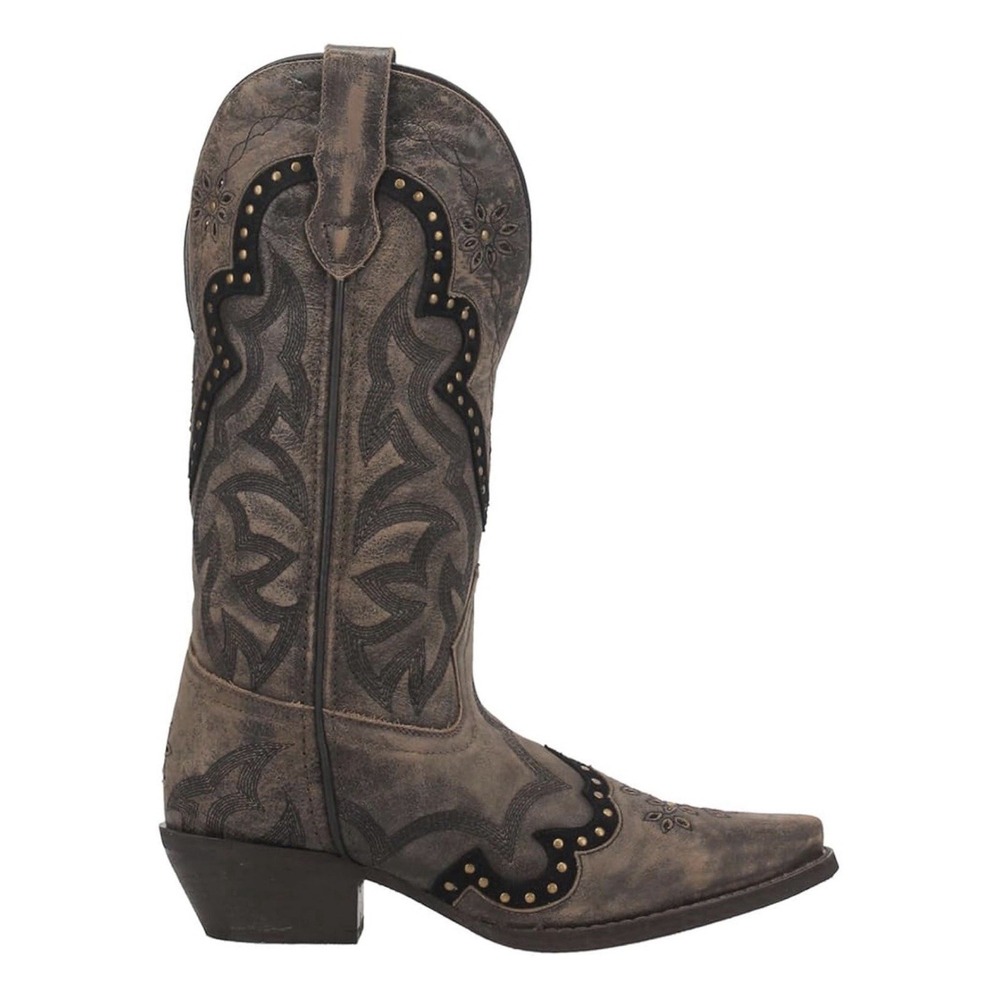 Women's Laredo Western Cowboy Cowgirl Boots Skyla Snip Toe Size 7.5